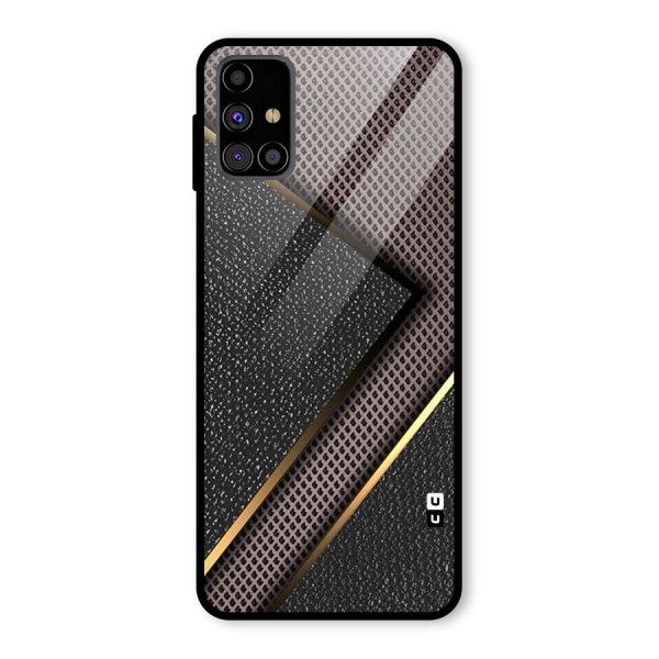 Rugged Polka Design Glass Back Case for Galaxy M31s