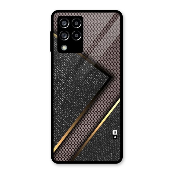 Rugged Polka Design Glass Back Case for Galaxy M53 5G