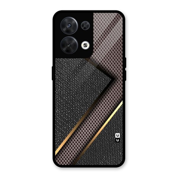 Rugged Polka Design Glass Back Case for Oppo Reno8 5G