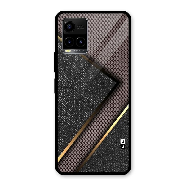 Rugged Polka Design Glass Back Case for Vivo Y21 2021