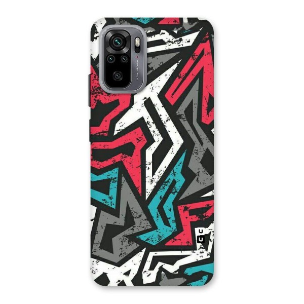 Rugged Strike Abstract Back Case for Redmi Note 10