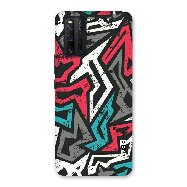 Rugged Strike Abstract Back Case for Vivo iQOO 3