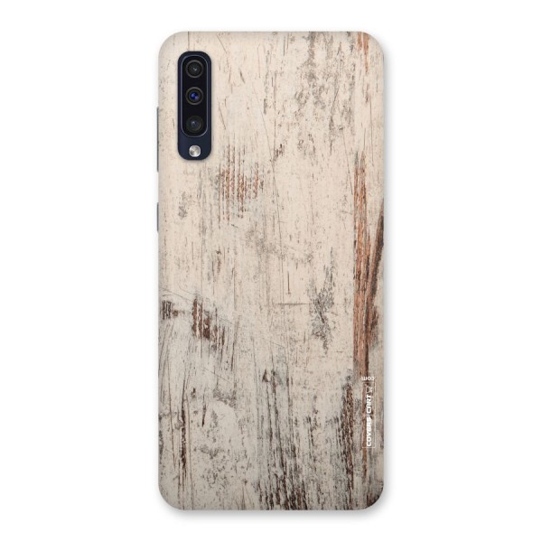 Rugged Wooden Texture Back Case for Galaxy A50