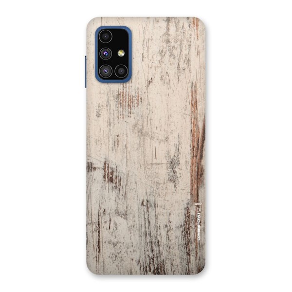 Rugged Wooden Texture Back Case for Galaxy M51