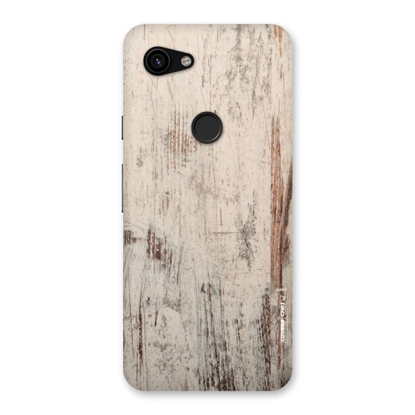 Rugged Wooden Texture Back Case for Google Pixel 3a