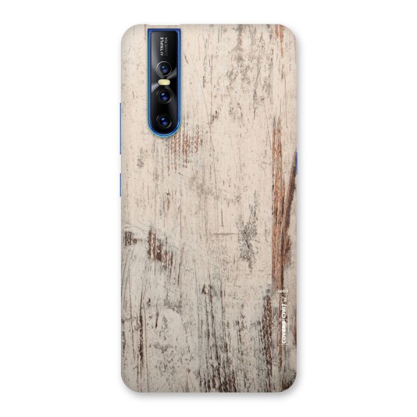 Rugged Wooden Texture Back Case for Vivo V15 Pro