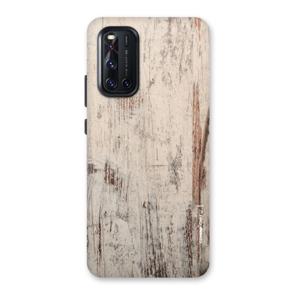 Rugged Wooden Texture Back Case for Vivo V19