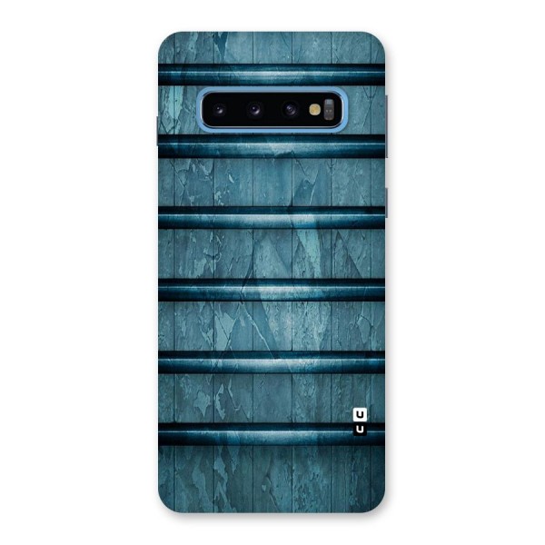 Rustic Blue Shelf Back Case for Galaxy S10