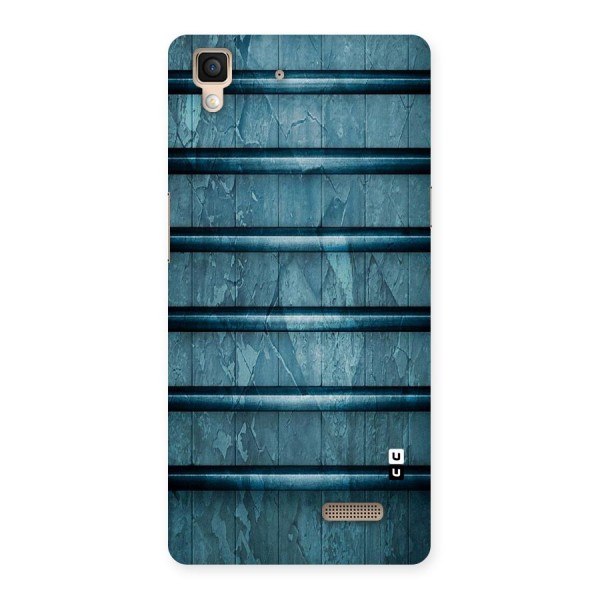 Rustic Blue Shelf Back Case for Oppo R7