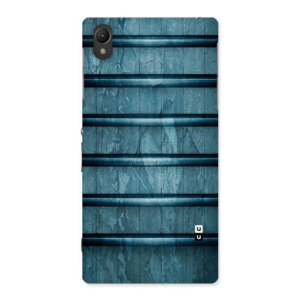 Rustic Blue Shelf Back Case for Sony Xperia Z1