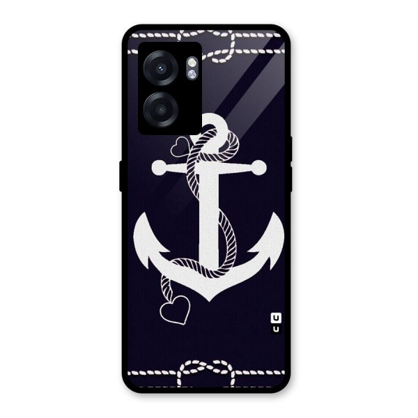 Sail Anchor Glass Back Case for Oppo K10 (5G)