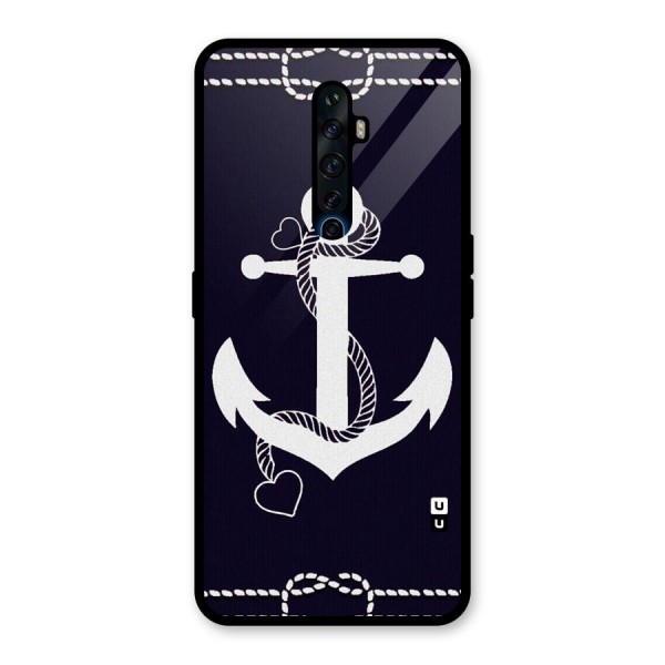 Sail Anchor Glass Back Case for Oppo Reno2 Z