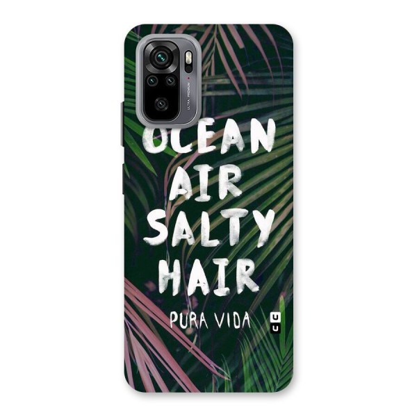 Salty Hair Back Case for Redmi Note 10