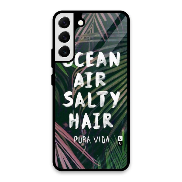 Salty Hair Glass Back Case for Galaxy S22 Plus 5G