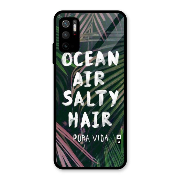 Salty Hair Glass Back Case for Poco M3 Pro 5G