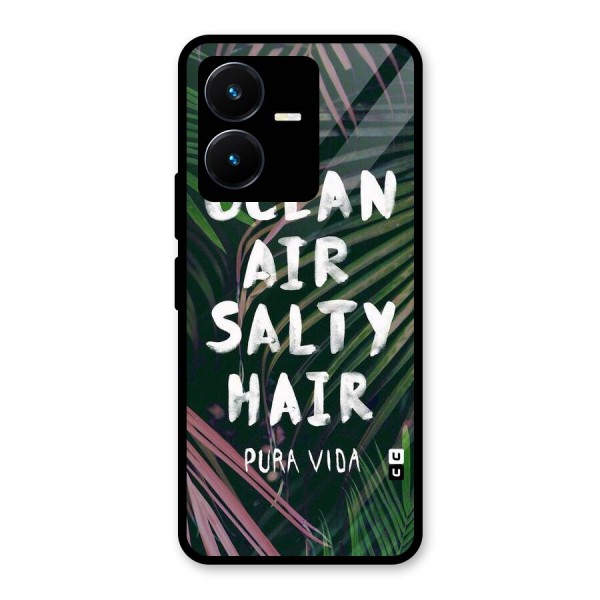 Salty Hair Glass Back Case for Vivo Y22