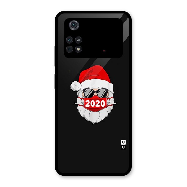 Santa 2020 Glass Back Case for Poco M4 Pro 4G