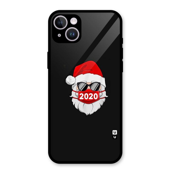 Santa 2020 Glass Back Case for iPhone 14 Plus