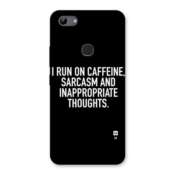 Sarcasm And Caffeine Back Case for Vivo Y81