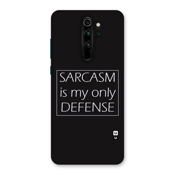 Sarcasm Defence Back Case for Redmi Note 8 Pro