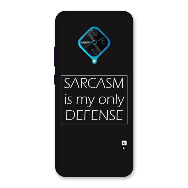 Sarcasm Defence Back Case for Vivo S1 Pro