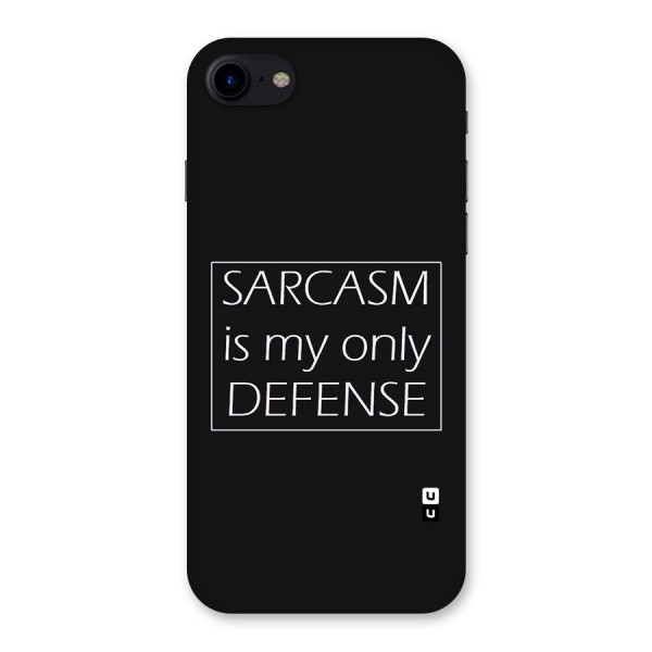 Sarcasm Defence Back Case for iPhone SE 2020