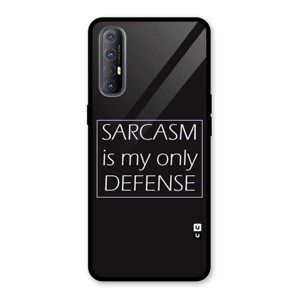 Sarcasm Defence Glass Back Case for Oppo Reno3 Pro