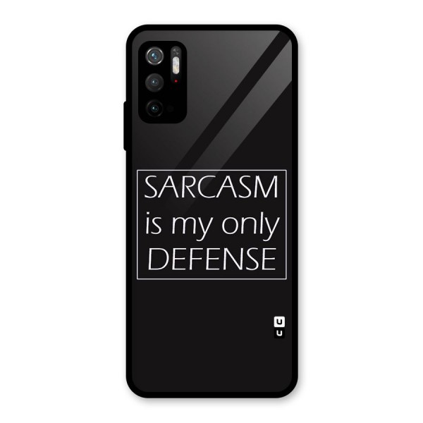 Sarcasm Defence Glass Back Case for Poco M3 Pro 5G