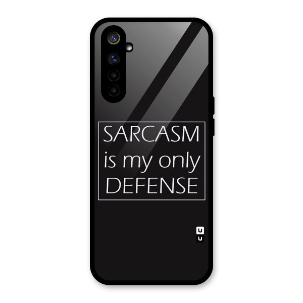 Sarcasm Defence Glass Back Case for Realme 6i