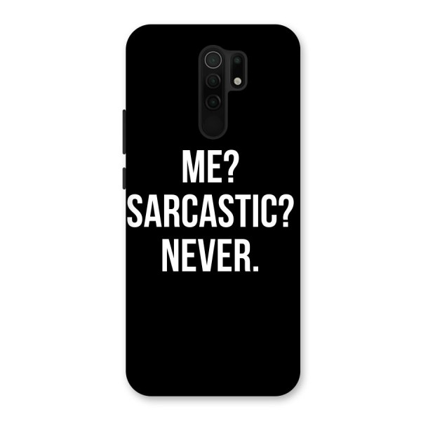 Sarcastic Quote Back Case for Redmi 9 Prime