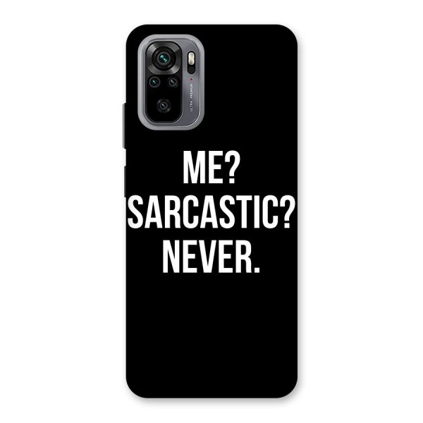 Sarcastic Quote Back Case for Redmi Note 10