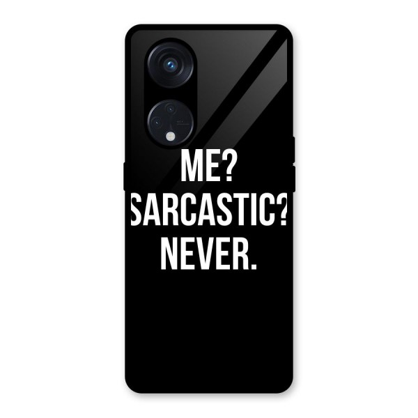 Sarcastic Quote Glass Back Case for Reno8 T 5G