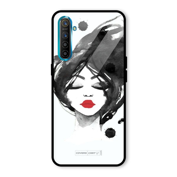 Sassy Girl Glass Back Case for Realme XT