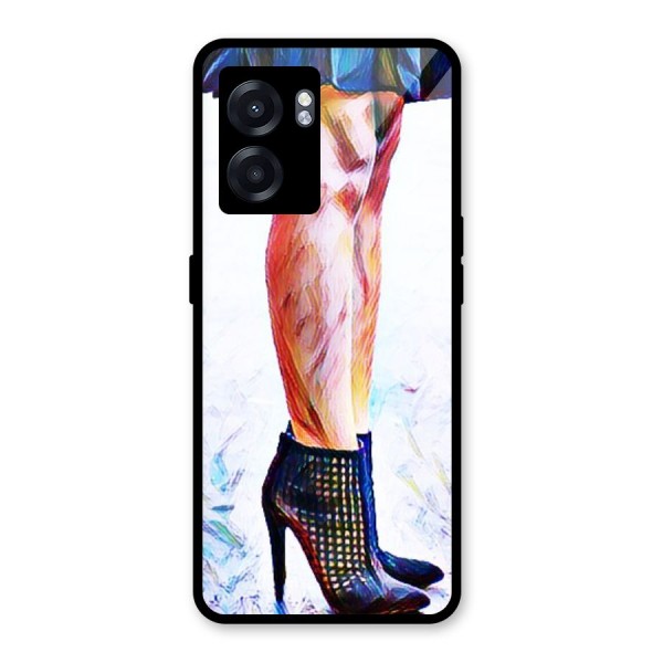 Sassy Heels Glass Back Case for Oppo K10 (5G)