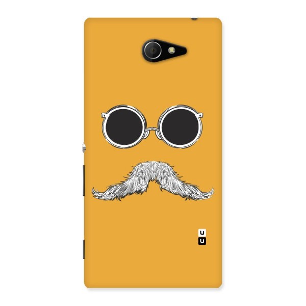 Sassy Mustache Back Case for Sony Xperia M2