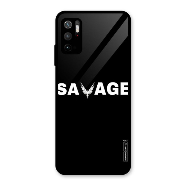 Savage Glass Back Case for Poco M3 Pro 5G