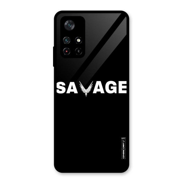 Savage Glass Back Case for Poco M4 Pro 5G