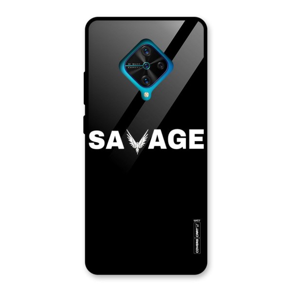 Savage Glass Back Case for Vivo S1 Pro