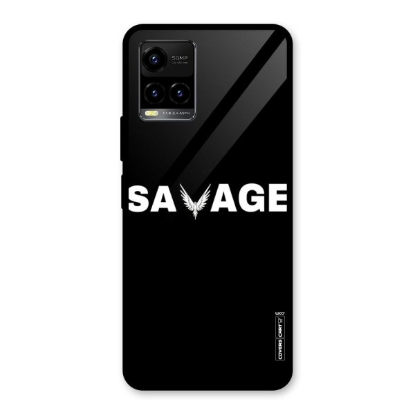 Savage Glass Back Case for Vivo Y21 2021