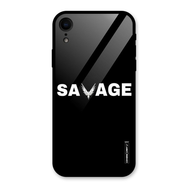 Savage Glass Back Case for XR