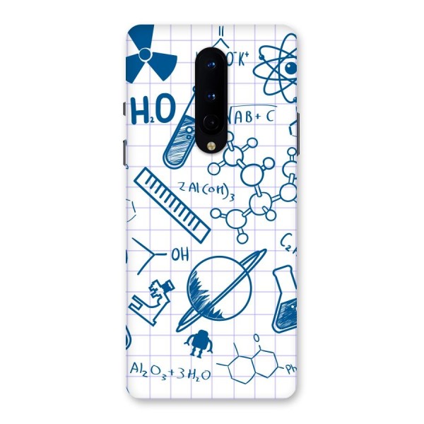 Science Notebook Back Case for OnePlus 8