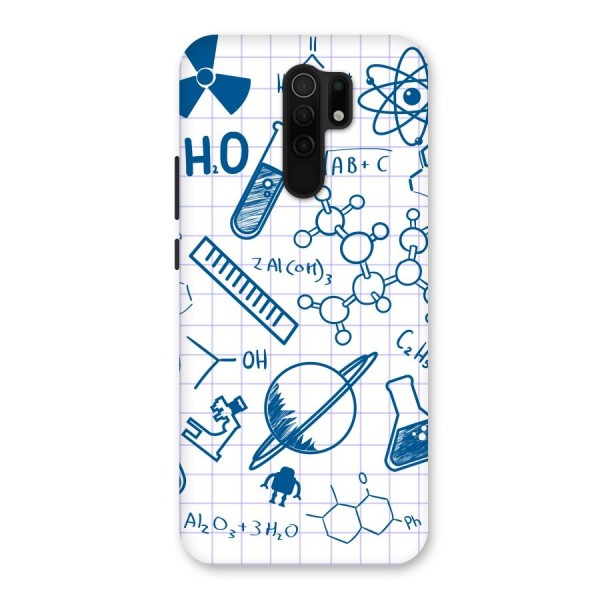 Science Notebook Back Case for Redmi 9 Prime