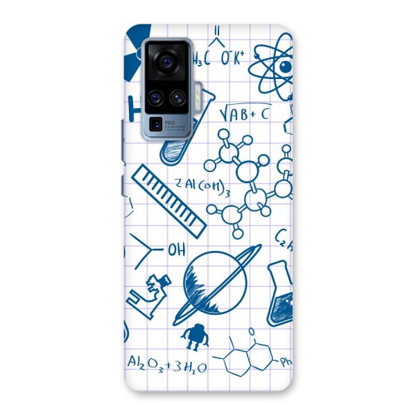 Science Notebook Back Case for Vivo X50 Pro