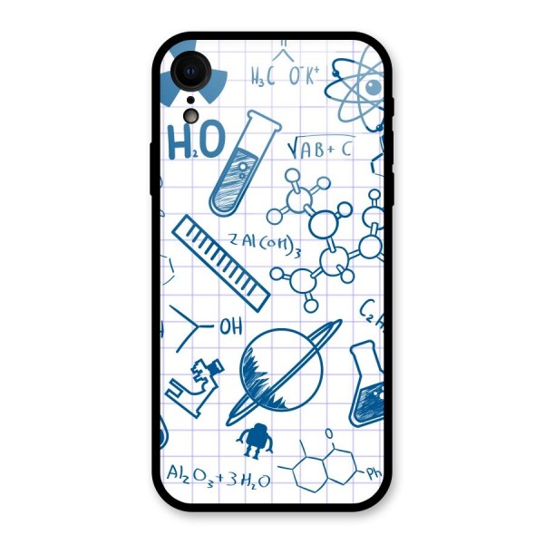 Science Notebook Glass Back Case for XR