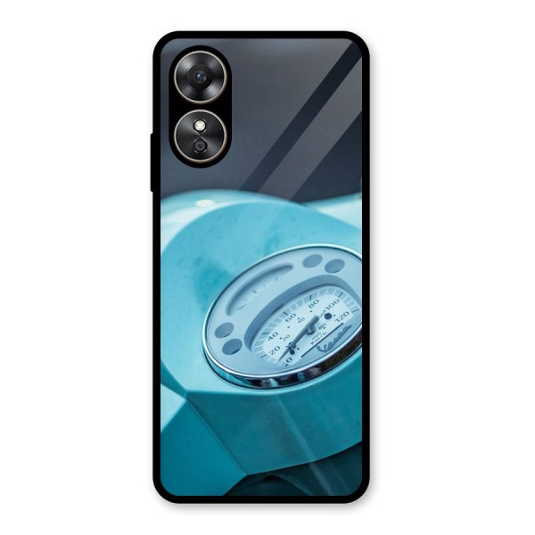 Scooter Meter Glass Back Case for Oppo A17