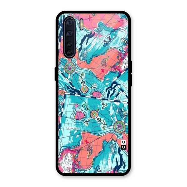 Sea Adventure Glass Back Case for Oppo F15