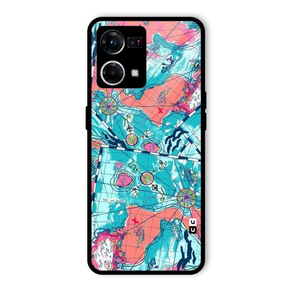 Sea Adventure Glass Back Case for Oppo F21 Pro 4G