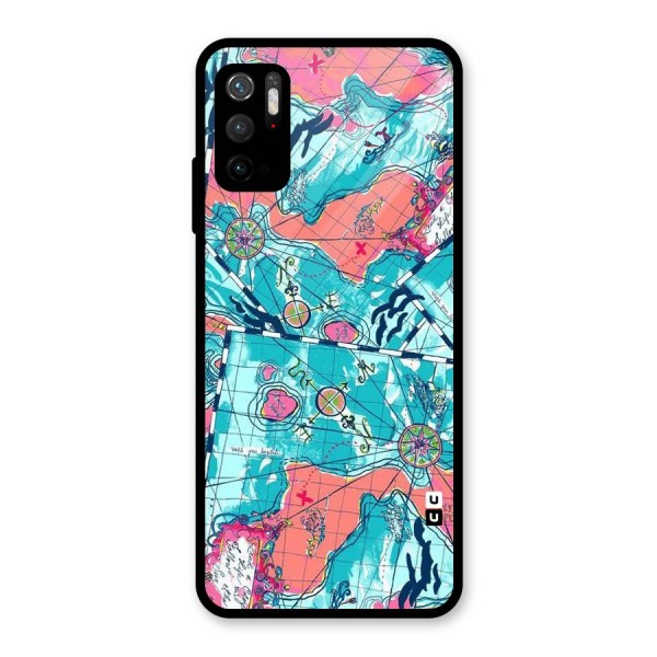 Sea Adventure Glass Back Case for Poco M3 Pro 5G