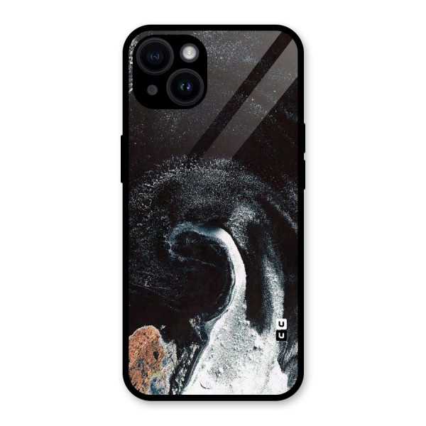 Sea Ice Space Art Glass Back Case for iPhone 14