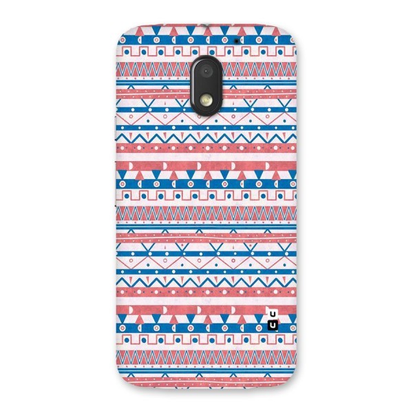 Seamless Ethnic Pattern Back Case for Moto E3 Power